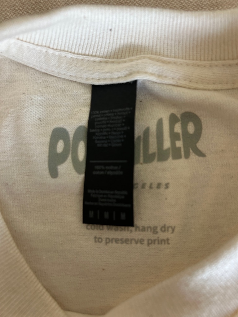 Popkiller Los Angeles Graphic Art T-Shirt White Nwt (No Tags) Size Medium — image 4 of 5